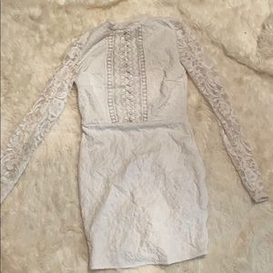 Lace detail dress